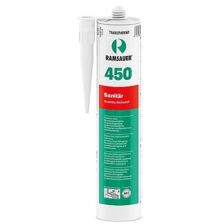 Silicone sanitaire joints 450 transparent - étanchéification haute gamme - 310ml