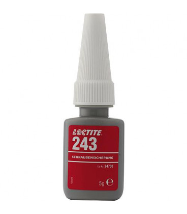 Frein de vis a resistance moyenne Loctite 243 5 ml