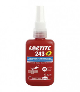 Freinage des filetage - resistance moyenne Loctite 243 50 ml