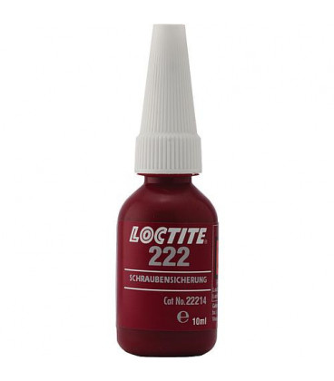 Frein de vis a faible resistance Loctite 222 10 ml