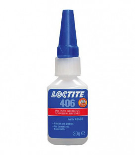 Loctite 406 adhesif instantane pour plastique et caoutchouc, 20 g