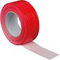 Ruban PE textile rouge 50 mm x 50 m
