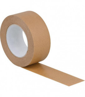 Ruban papier d'emballage marron Longueur 66m, largeur 50mm
