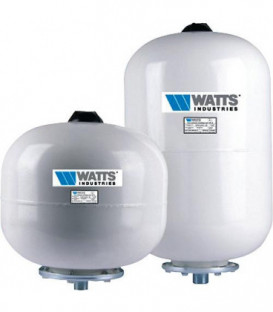 Watts:vase d expansion sanitaire Capac.8litres-Raccord M3/4"-Diam 200mm Hauteur 280mm. Pregonflage a 3 bar