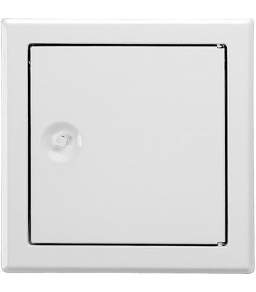 Porte de revision SOFTLINE blanche, avec fermeture à 4 pans, dimension 250 x 250mm