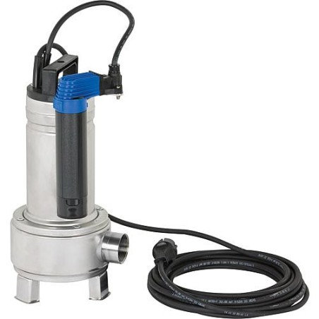 Pompe pour eaux usées type DOMO 7VX/B contrôle TÜV avec interrupteur à flotteur 0,55kW