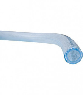 PVC-Flexible en tissu 32x42mm,DN32 (1 1/4")25m transparent/convient p. aliments, max. 7bar +60°C