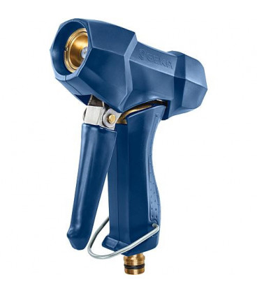 GEKA plus Profi-pistolet de nettoyage MS, caoutchouc, bleu avec kit de raccordement