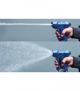 GEKA plus Profi-pistolet de nettoyage MS, caoutchouc, bleu avec kit de raccordement