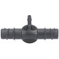 Piece de reduction T pour tube de pose DN15(1/2") DN15(1/2")-DN8(1/4"), 2 pieces