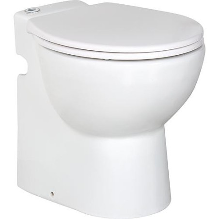 Compact WC Gestolette 1010 avec levage pour eau et rincage automat, abattant WC inclus