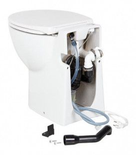 Compact WC Gestolette 1010 avec levage pour eau et rincage automat, abattant WC inclus