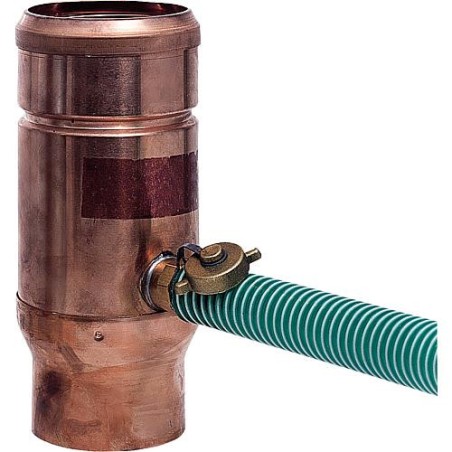 Collecteur d eau de pluie tuyau cuivre - diam 100 mm
