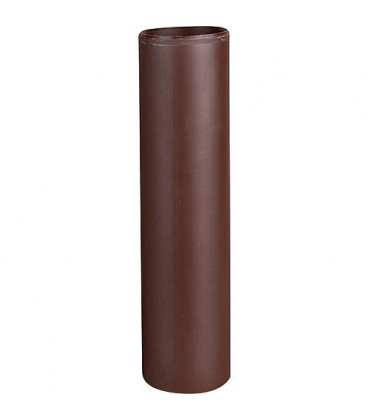 Tube DN100, longueur 1m materiel PE, couleur marron