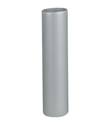 Tube DN100, Longueur 1m materiel PE, couleur gris