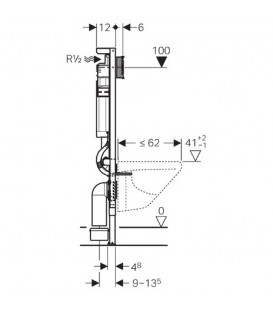 Bâti-support Duofix sigma extensible