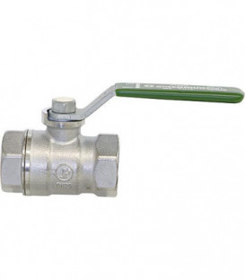 Robinet a bille d eau potable R 250D filet fem/filet fem 1 1/2" PN16 Laiton chrome / levier