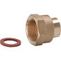 clesse: raccord gaz butane/propane 2 pcs avec ecrou tournant pour cuivre soudé P4502-35 A14 E1/2"