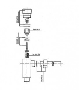 cartouche de rechange pour bonde Benkiser 155/159 EOS/ urinoire 655