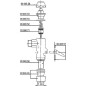 pièce détachée Benkiser 3 parties - 3/4" pour modèles 88/832/833/880/888/890/893