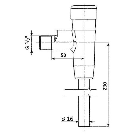 Ecoulement Benkiser complet pour modèle 666-677/699 avec tuyau 180mm et joint