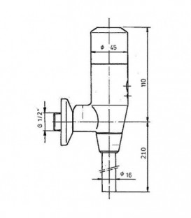 Ecoulement Benkiser complet pour modèle 666-677/699 avec tuyau 180mm et joint