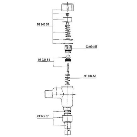 Robinet à bouton poussoir Benkiser complet pour modèle 669/670