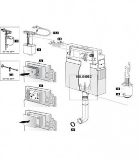 Flexible de raccordement Schwab sans vanne d'angle, a partir de 02/2014 628459