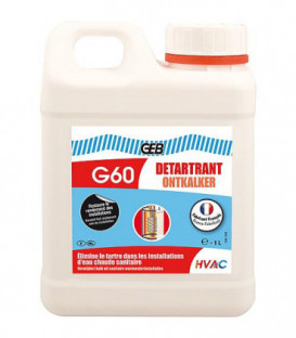 Produit sanitaire anti-calcaire G60 bidon 1 litre