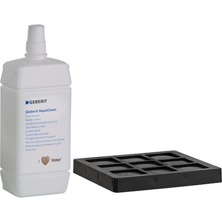 Set de filtre charbon actif nettoyeur de gicleurs pour Geberit AquaClean, systeme WC complet