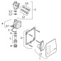 Geberit pate de fixation avec corps de piston p. urinoir pneu. Declenchement man. Ref.-Nr.240.048.00.1