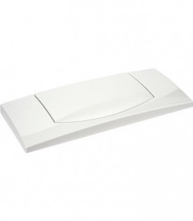 Geberit Plaque de commande 300 T commande en haut, reservoir chasse encastre blanc-alpin Ref.Nr.115.333.11.1