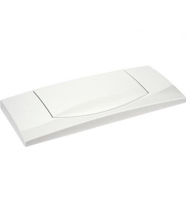 Geberit Plaque de commande 300 T commande en haut, reservoir chasse encastre blanc-alpin Ref.Nr.115.333.11.1