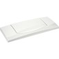 Geberit Plaque de commande 300 T commande en haut, reservoir chasse encastre blanc-alpin Ref.Nr.115.333.11.1