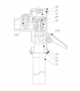 Clapet Nil avec joint 122/8K