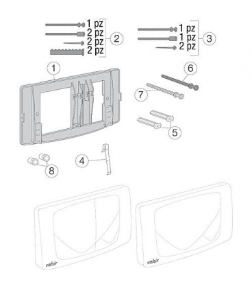 Angel support d'ecartement 2 quantites pour commande