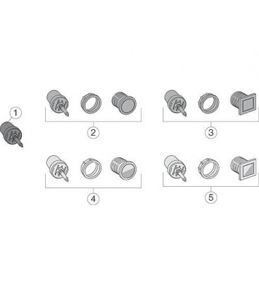 Evolut touche de rechange complet toutes les series petites quantites rond satine