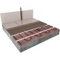 Matelas chauffant pour montage sur colle a carrelage, 24,0x0,5m 12,0m² 1500W