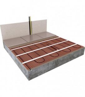 Matelas chauffant pour montage sur colle a carrelage, 3,0x0,5m 1,5m² 225W