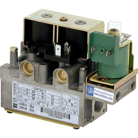 Soupape combinée gaz TANDEM 837 EV1/EV2   220/240 V - 50 Hz Ref. 0.837.011