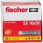 Chevilles Fischer SX type SX 10 x 50, UE   50 pieces