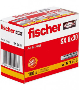 Chevilles Fischer SX type SX 10 x 50, UE   50 pieces