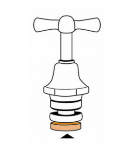 joint robinet pleine OHA dimensions 1/4"+3/8", 13x4mm, Emballage   10 Pieces