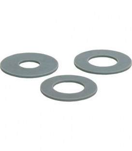 Joint de flotteur gris clair Silicone 63 diam.-malex32 diam.-fem x 3mm UE   5 pcs, convient pour Geberit