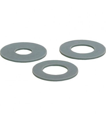 joint de flotteur gris clair Silicon,63 diam.-malex23 diam.-fem x 3mm UE   5 pcs, convient pour Geberit