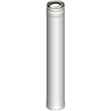 Systeme gaz d'echappement plastique Element tube 435 mm DN 080/125