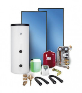 Kit solaire SX 2.51 montage sur toiture 7,53m2 avec reservoir solaire 400L