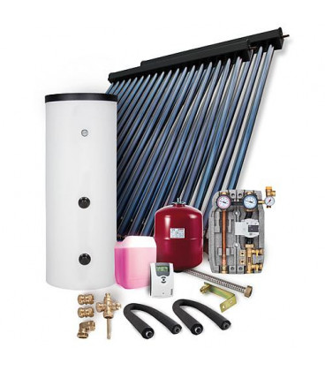 Kit solaire HP 22 montage sur toiture 7,22m² sans reservoir