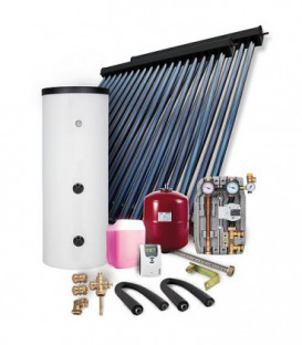 Kit solaire HP montage sur toiture 12,11m2 sans reservoir