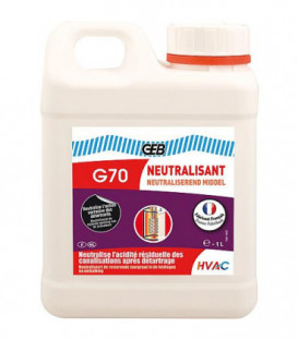 Neutralisant GEB G70 après détartrant, Bidon 1 litre